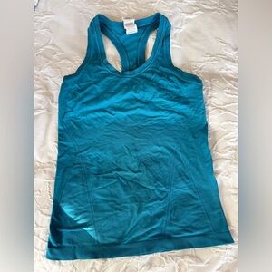 Athleta Teal Racerback Tank Top